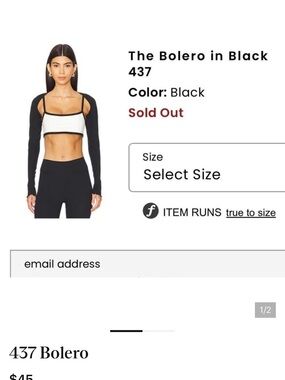 Bolero Shrug - Black Women's Top